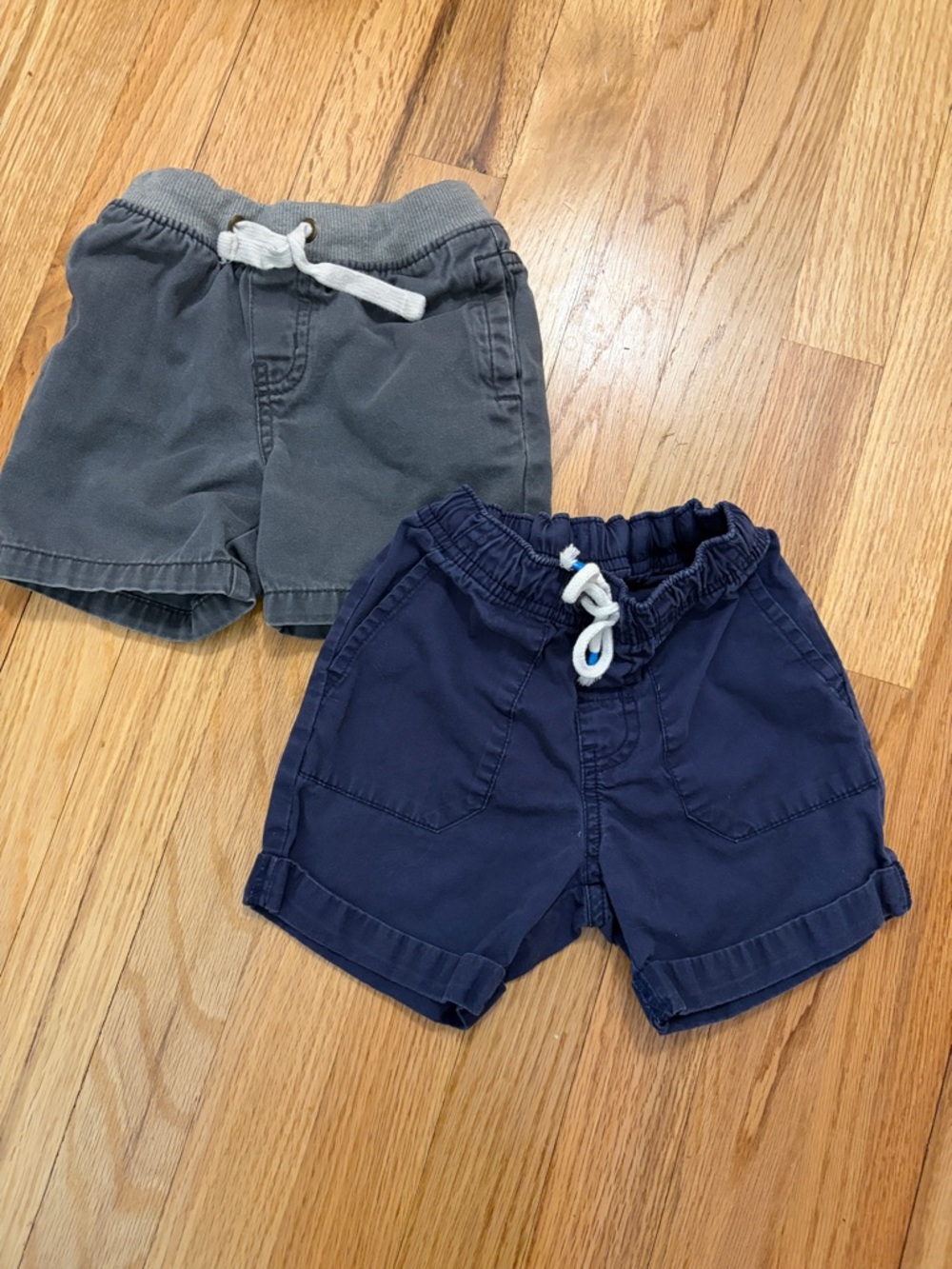 Cat & Jack drawstring Shorts - Navy and Gray